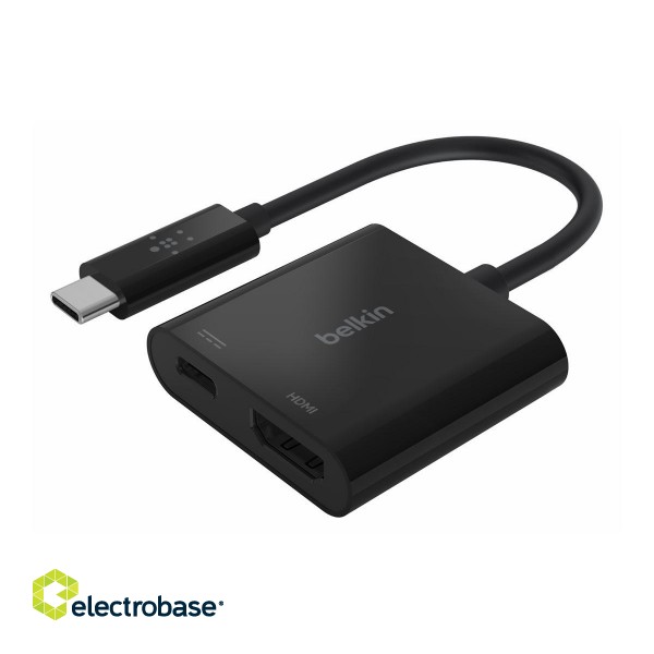 Belkin | USB-C to HDMI + Power Adapter | Ethernet LAN (RJ-45) ports | USB-C to HDMI | USB 3.0 (3.1 Gen 1) Type-C ports quantity image 7