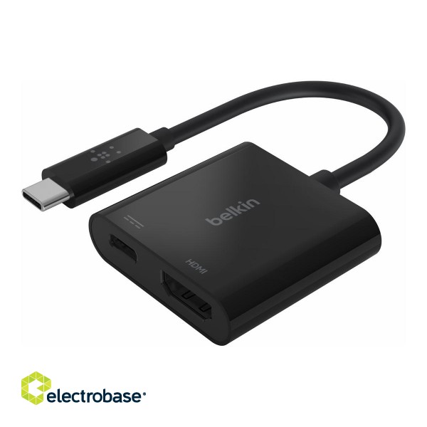 Belkin | USB-C to HDMI + Power Adapter | Ethernet LAN (RJ-45) ports | USB-C to HDMI | USB 3.0 (3.1 Gen 1) Type-C ports quantity image 8