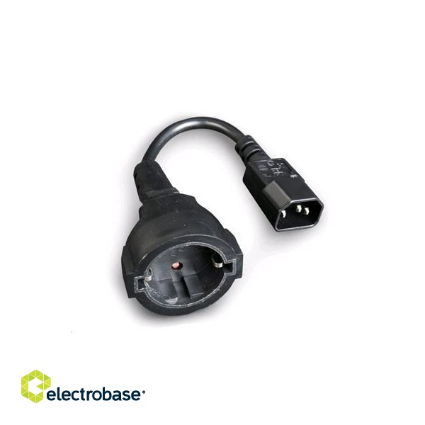 Cablexpert | Power adapter cord | PC-SFC14M-01 | 0.15 m image 2