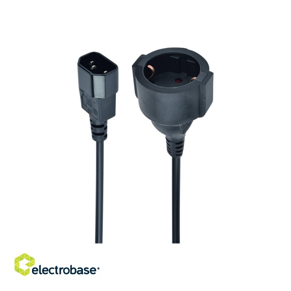 Cablexpert | Power adapter cord | PC-SFC14M-01 | 0.15 m image 3