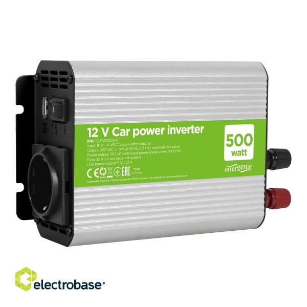 EnerGenie | 12 V Car power inverter paveikslėlis 3