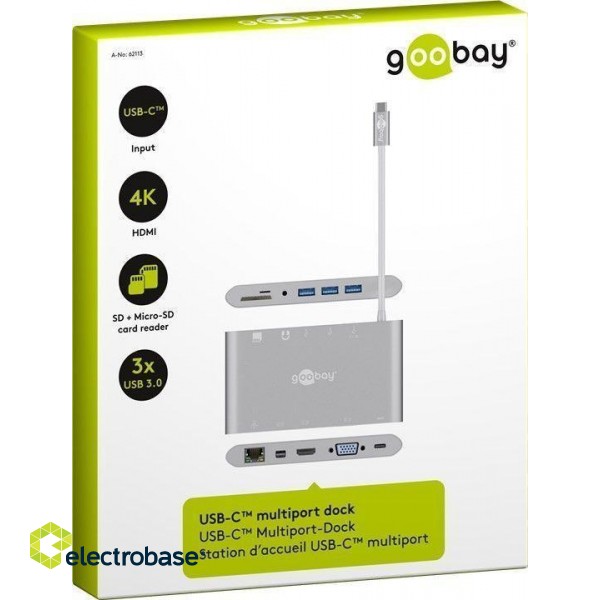 Goobay | USB-C All-in-1 Multiport Adapter | 62113 | USB Type-C image 5