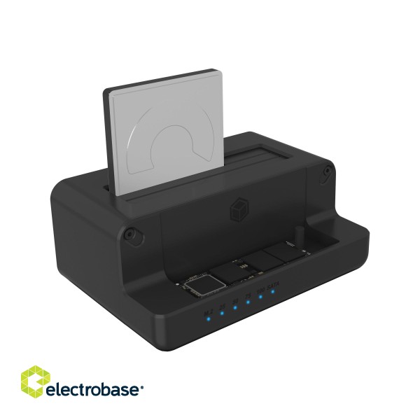 Raidsonic | Icy Box | IB-2914MSCL-C31 Docking and cloning station for M.2 NVMe SSD & 2.5''/3.5'' SATA SSD/HDD фото 6