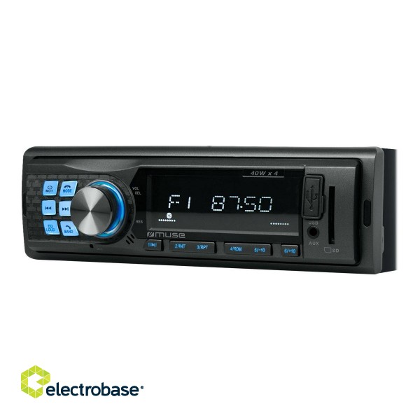 Muse | M-195 | 4 x 40 W | Car Radio with Bluetooth image 2