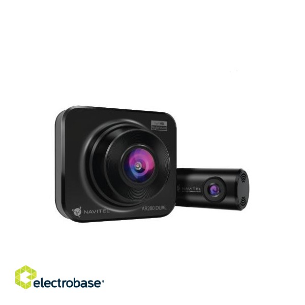Navitel | AR280 DUAL | Full HD | Dashcam With an Additional Rearview Camera image 1