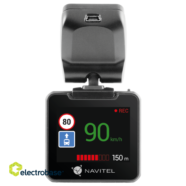 Navitel | R600 GPS | Full HD | Dashcam With Digital Speedometer and GPS Informer Functions image 2
