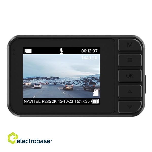 Navitel | Dashcam | R285 2K | IPS display 2''; 2К 2560×1440 | Maps included фото 3