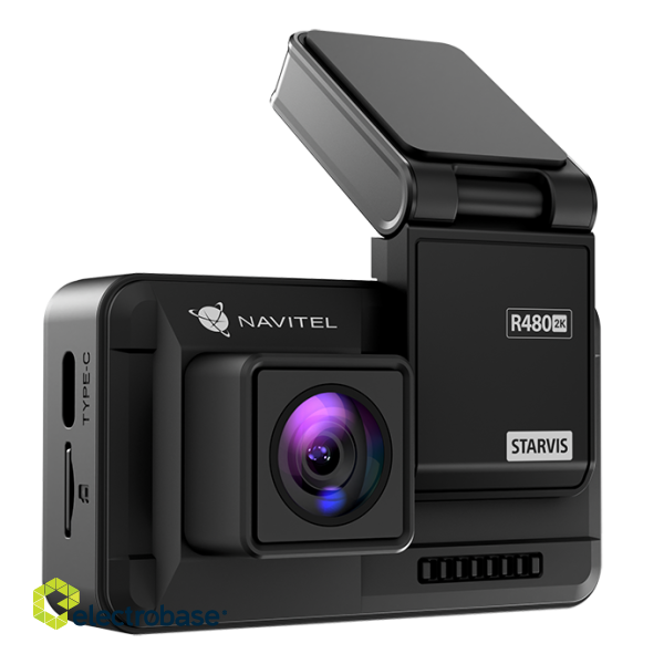 Navitel | Dashcam with 2K video quality | R480 2K | IPS display 2''; 320х240 | Maps included paveikslėlis 2