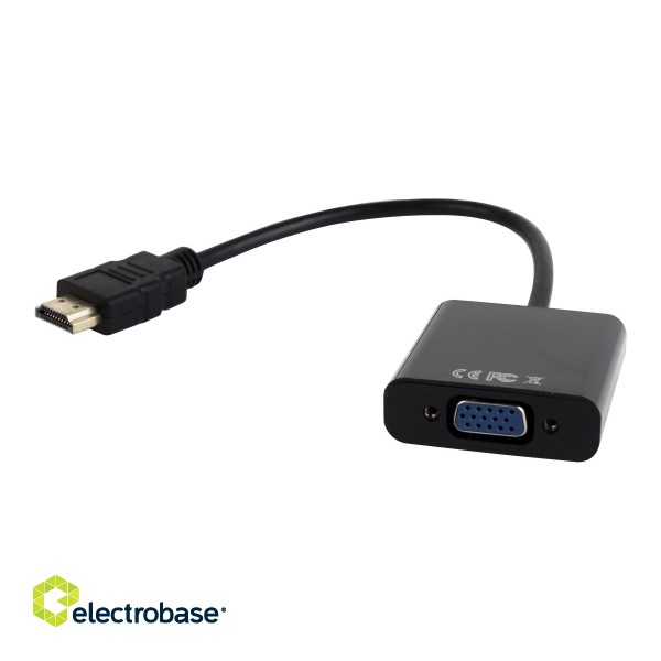 Cablexpert | HDMI to VGA and audio adapter cable image 3