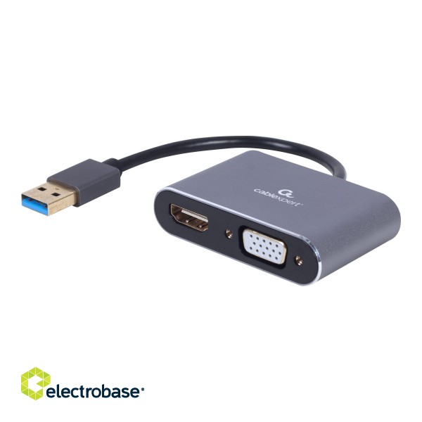 Cablexpert | USB display adapter | A-USB3-HDMIVGA-01 | USB 3.0 Type-A | 0.15 m image 3