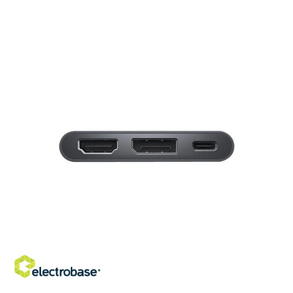 Dell | Adapter | USB-C to HDMI/DP with Power Pass-Through | Black | USB-C Male | HDMI Female; USB Female; USB-C (power only) Female | 0.18 m image 10