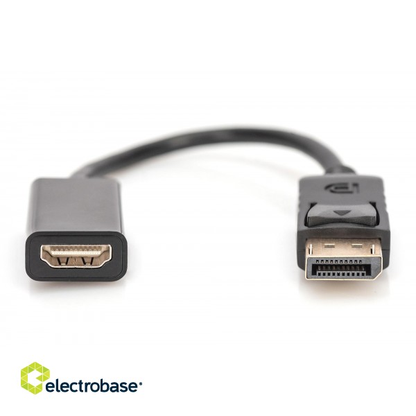 Digitus | DisplayPort adapter cable DP to HDMI | DP | HDMI type A Female image 3