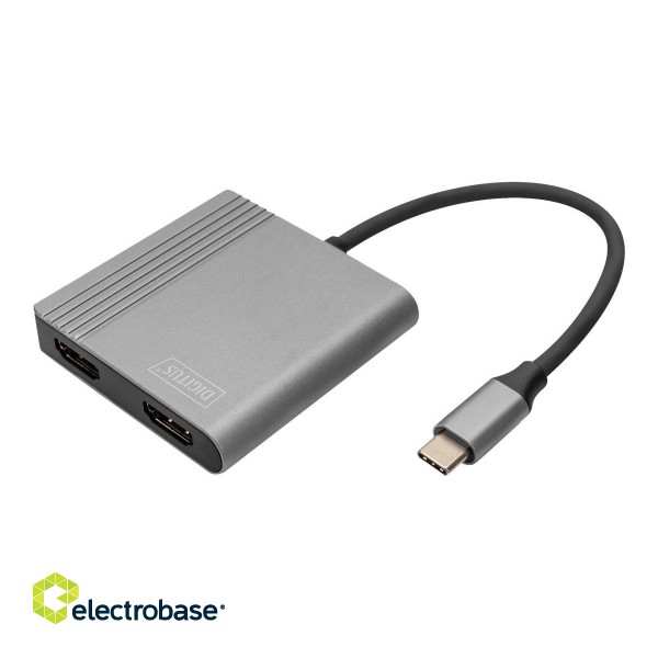 Digitus | USB-C - 2x HDMI Adapter | DA-70828 | USB-C | HDMI image 2