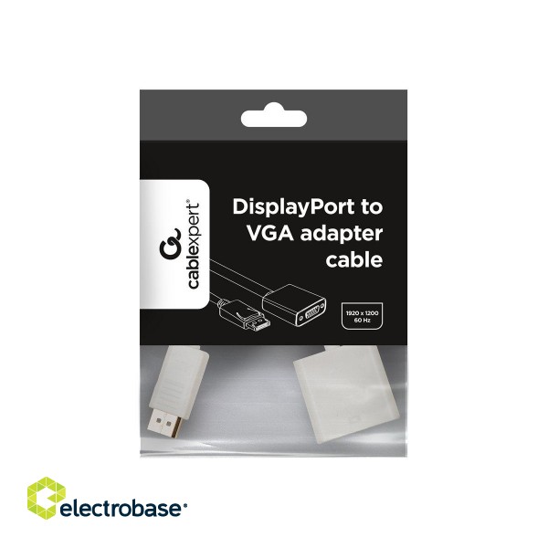 Cablexpert | Adapter cable | DisplayPort | VGA фото 4