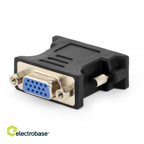 Gembird Adapter DVI-A male to VGA 15-pin HD (3 rows) female image 1