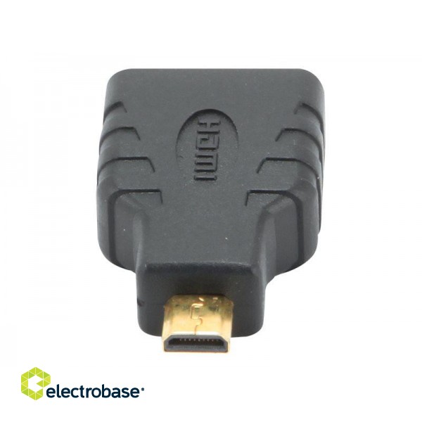 Gembird | HDMI to Micro-HDMI adapter | Black | HDMI | micro HDMI paveikslėlis 3