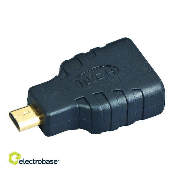 Gembird | HDMI to Micro-HDMI adapter | Black | HDMI | micro HDMI paveikslėlis 4