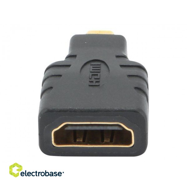 Gembird | HDMI to Micro-HDMI adapter | Black | HDMI | micro HDMI paveikslėlis 7