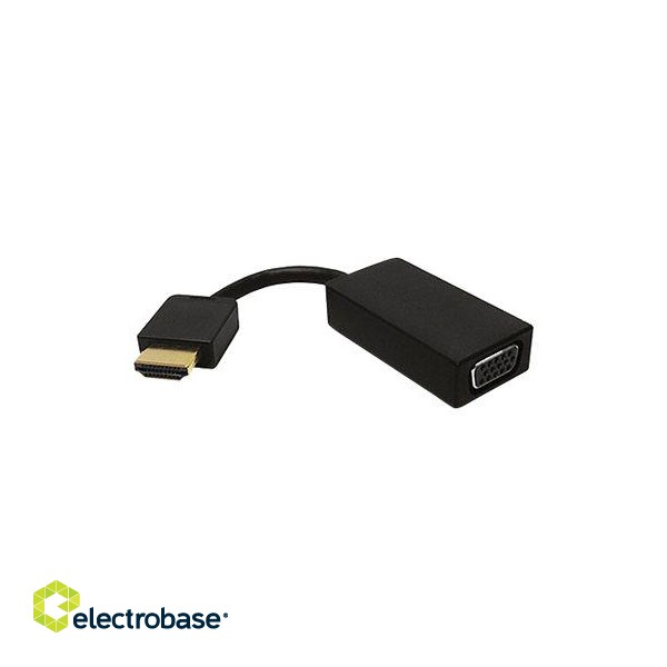 Raidsonic | ICY BOX | HDMI to VGA Adapter | Black | HDMI | VGA фото 2