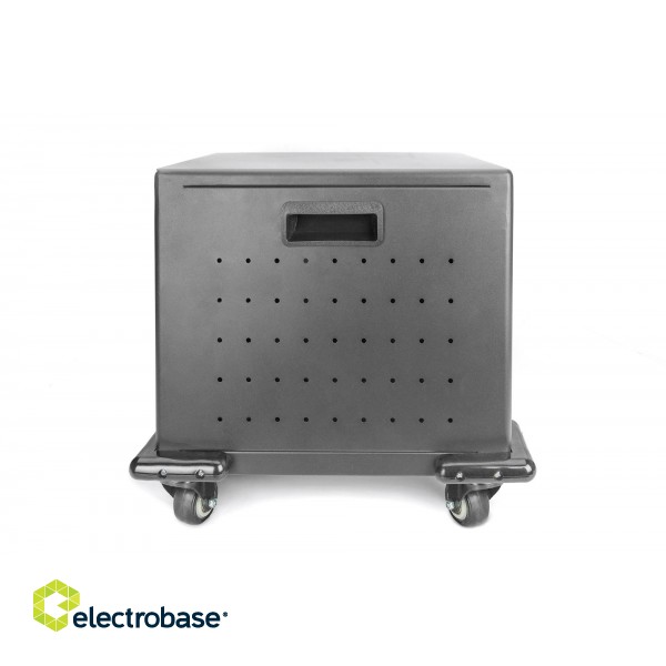 Digitus | Charging Trolley 16 Notebooks up to 14" | The mobile charging cabinet from DIGITUS is the ideal and compact solution for storing and charging your portable devices such as notebooks and tablets. Mobile charging cabinets are freque image 5