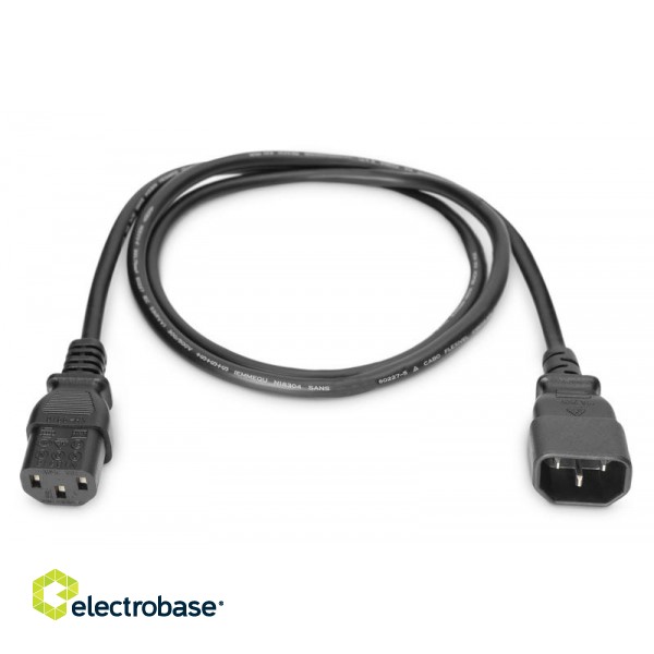 Digitus | Power Cord extension cable  C13 - C14 фото 4