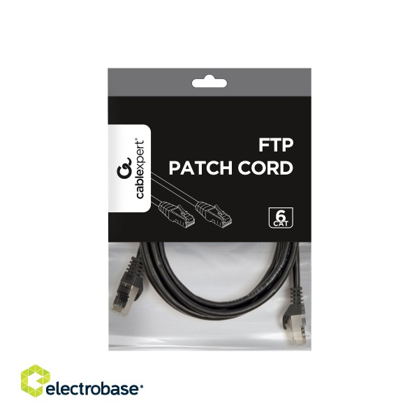 Gembird | Patch cord | FTP Cat6 | Black image 7