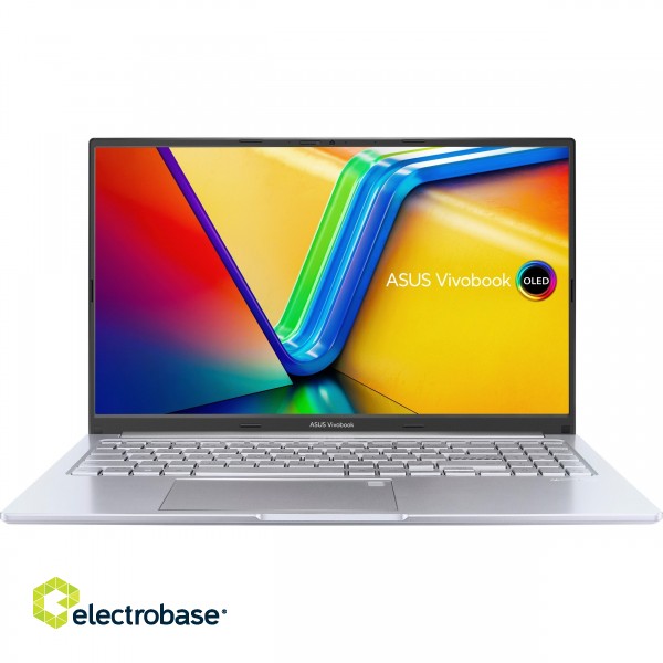 Asus | Vivobook 15 OLED M1505YA-MA086W | Cool Silver | 15.6 " | OLED | 2.8K | 2880 x 1620 pixels | 60 Hz | Glossy | AMD Ryzen 7 | 7730U | 16 GB | 8GB DDR4 on board + 8GB DDR4 SO-DIMM | SSD 512 GB | AMD Radeon Graphics | Windows 11 Home | 80 image 1