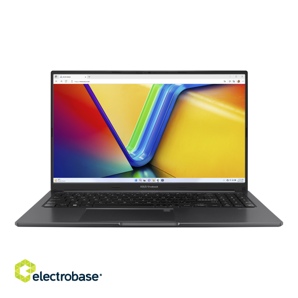 Asus | Vivobook 15 OLED X1505VA-MA081W | Indie Black | 15.6 " | OLED | 2.8K | 2880 x 1620 pixels | Glossy | Intel Core i5 | i5-13500H | 16 GB | 8GB DDR4 on board + 8GB DDR4 SO-DIMM | SSD 512 GB | Intel Iris Xe Graphics | Windows 11 Home | 8 image 2