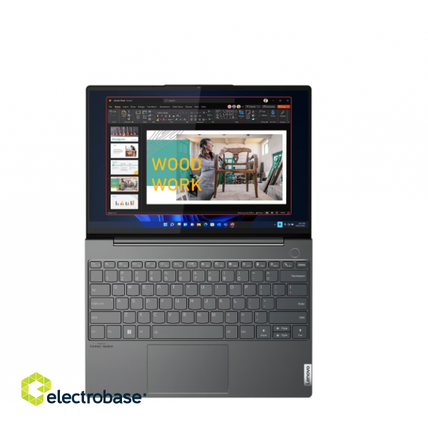 Lenovo | ThinkBook 13x-IAP (Gen 2) | Storm Grey | 13.3 " | IPS | WQXGA | 2560 x 1600 pixels | Intel Core i7 | i7-1255U | 16 GB | LPDDR5 | SSD 512 GB | Intel Iris Xe Graphics | Windows 11 Pro | 802.11ax | Bluetooth version 5.1 | Keyboard lan image 6