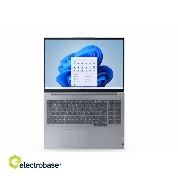 Lenovo | ThinkBook 16 (Gen 6) | Arctic Grey | 16 " | IPS | WUXGA | 1920 x 1200 pixels | Anti-glare | AMD Ryzen 5 | 7530U | 16 GB | DDR4 SO-DIMM | SSD 512 GB | AMD Radeon Graphics | Windows 11 Pro | 802.11ax | Bluetooth version 5.3 | Keyboar paveikslėlis 5