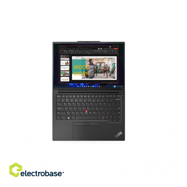 Lenovo | ThinkPad E14 (Gen 5) | Graphite Black | 14 " | IPS | WUXGA | 1920 x 1200 pixels | Anti-glare | AMD Ryzen 7 | 7730U | 16 GB | DDR4-3200 | SSD 512 GB | AMD Radeon Graphics | Windows 11 Pro | 802.11ax | Bluetooth version 5.1 | Keyboar image 8