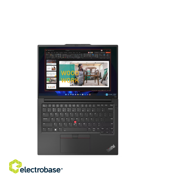 Lenovo | ThinkPad E14 (Gen 5) | Graphite Black | 14 " | IPS | WUXGA | 1920 x 1200 pixels | Anti-glare | Intel Core i5 | i5-1335U | 16 GB | DDR4-3200 | Intel Iris Xe Graphics | Windows 11 Pro | 802.11ax | Bluetooth version 5.1 | Keyboard lan image 8