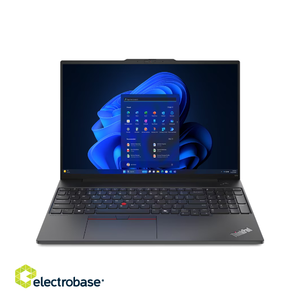 Lenovo | ThinkPad E16 Gen 2 | Black | 16 " | IPS | WUXGA | 1920 x 1200 pixels | Anti-glare | Intel Core U7 | 155H | 16 GB | SO-DIMM DDR5 | SSD 512 GB | Intel Arc Graphics | Windows 11 Pro | 802.11ax | Bluetooth version 5.3 | Keyboard langua image 1