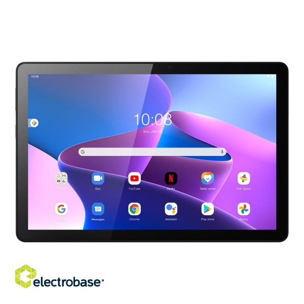 Lenovo | Tab | M10 (3rd Gen) TB328FU | WUXGA | 10.1 " | Storm Grey | 1920 x 1200 pixels | Unisoc T610 | 4 GB | Soldered LPDDR4x | 64 GB | Wi-Fi | Front camera | 5 MP | Rear camera | 8 MP | Bluetooth | 5.0 | Android | 11 | Warranty 24 month( image 2