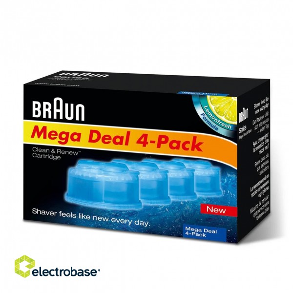 Braun | Refills 4 Pack | Clean and Renew CCR4 3+1