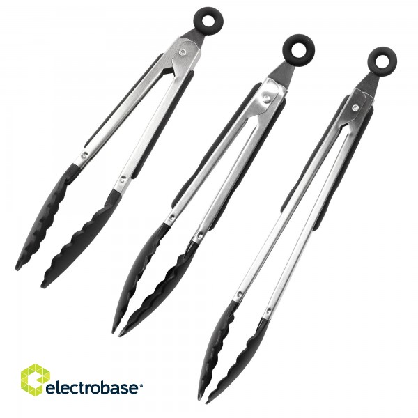 Stoneline | 3-part Cooking tongs set | 21242 | Kitchen tongs | 3 pc(s) | Stainless steel image 1