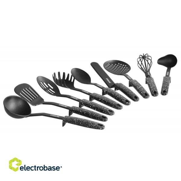 Stoneline | Kitchen utensil set | 9 pc(s) | Dishwasher proof | black image 1