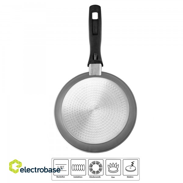 Stoneline | Pan | 6840 | Frying | Diameter 20 cm | Suitable for induction hob | Fixed handle | Anthracite image 2