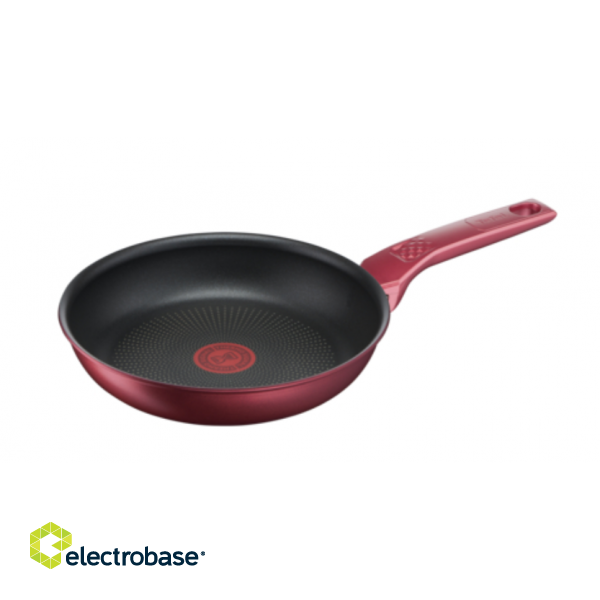 TEFAL | Daily Chef Pan | G2730422 | Frying | Diameter 24 cm | Suitable for induction hob | Fixed handle | Red фото 1