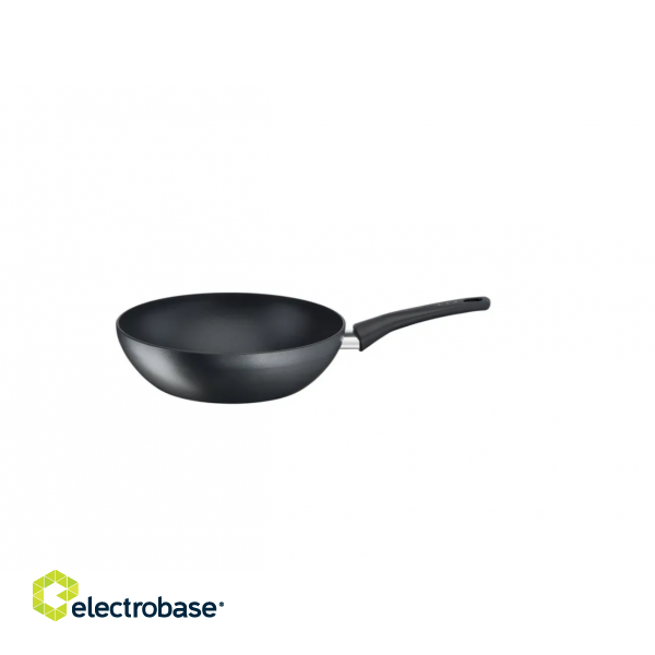 TEFAL | Frying Pan | G2701972 Easy Chef | Wok | Diameter 28 cm | Suitable for induction hob | Fixed handle | Black image 2