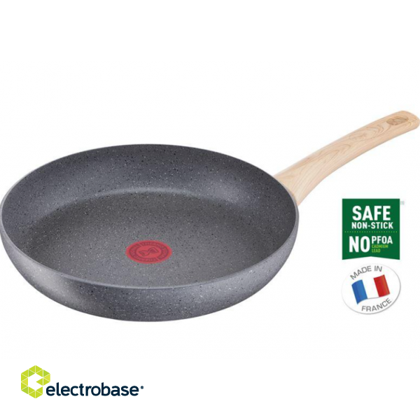 TEFAL | Frying Pan | G2660672 Natural Force | Frying | Diameter 28 cm | Suitable for induction hob | Fixed handle | Dark Grey image 2