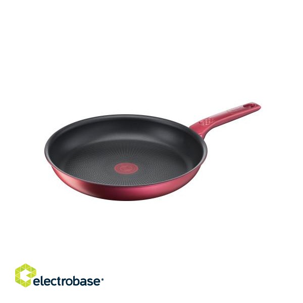 TEFAL | Frying Pan | G2730572 Daily Chef | Frying | Diameter 26 cm | Suitable for induction hob | Fixed handle | Red фото 2