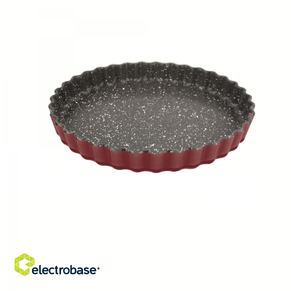 Stoneline | Yes | Quiche and tarte dish | 21550 | Red | 1.3 L | 27 cm | Borosilicate glass | Dishwasher proof фото 1