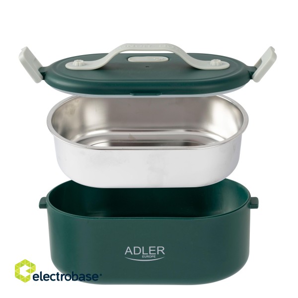 Adler | Heated Food Container | AD 4505g | Capacity 0.8 L | Material Stainless steel/Plastic | Green image 2