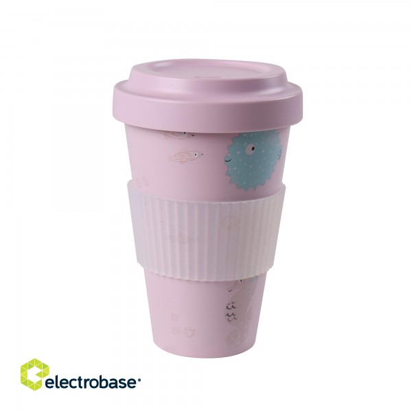Stoneline | Awave Coffee-to-go cup | 21956 | Capacity 0.4 L | Material Silicone/rPET | Rose image 1