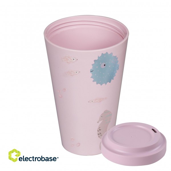 Stoneline | Awave Coffee-to-go cup | 21956 | Capacity 0.4 L | Material Silicone/rPET | Rose image 2