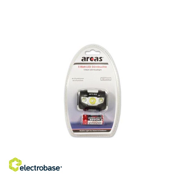 Arcas | ARC5 | Headlight | 1 LED+2 Flood light LEDs | 5 W | 160 lm | 4+3 light functions image 5