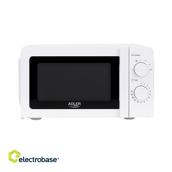 Adler | Microwave Oven | AD 6205 | Free standing | 700 W | White image 2