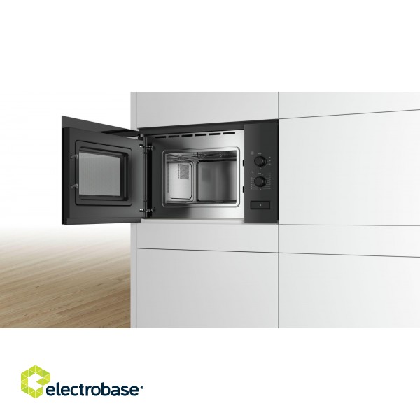 Bosch | Microwave Oven | BFL520MB0 | Built-in | 20 L | 800 W | Black image 3