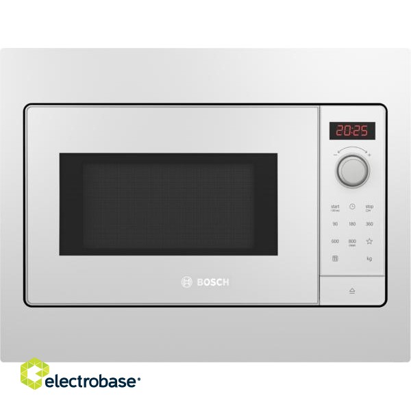 Bosch | Microwave Oven | BFL523MW3 | Built-in | 800 W | White фото 1